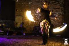 Krystal Younglove Fire Dancing at ZombieFest