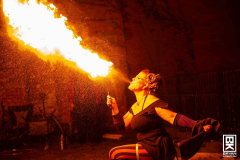 Krystal Younglove Fire Breathing at ZombieFest