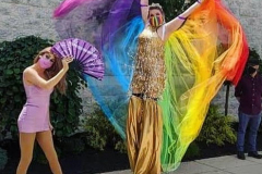 Pride Rainbow Stilt Walker Krystal Younglove