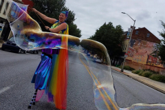 Yorkfest Stilt Walker Entertainment Krystal Younglove