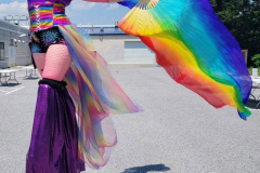 Pride Rainbow Stilt Walker Krystal Younglove