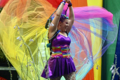 Pride Rainbow Stilt Walker Krystal Younglove